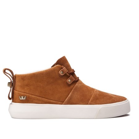 Supra Charles Brune Høye Sneakers Herre [NO-6-C730]